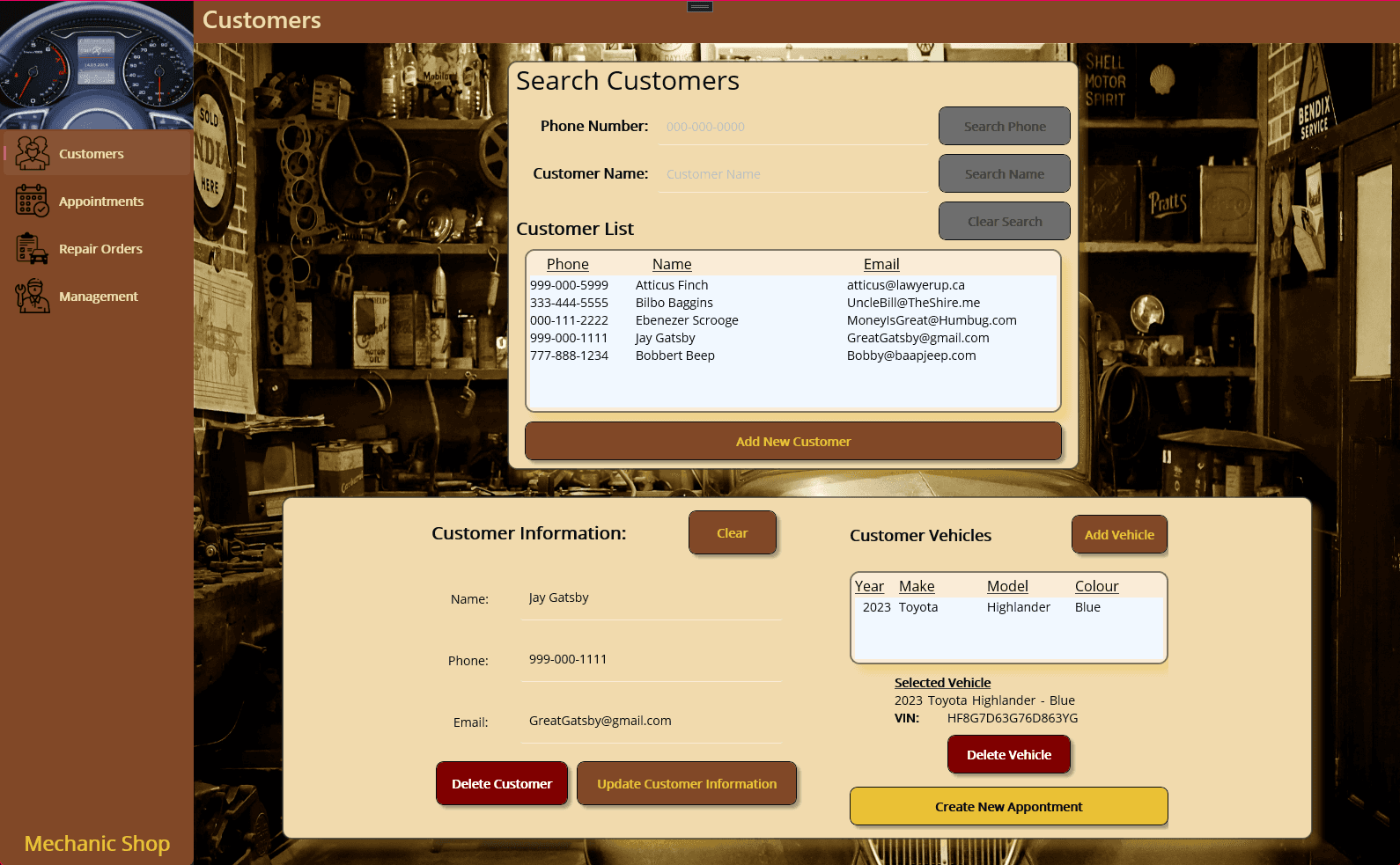 Mechanic Shop